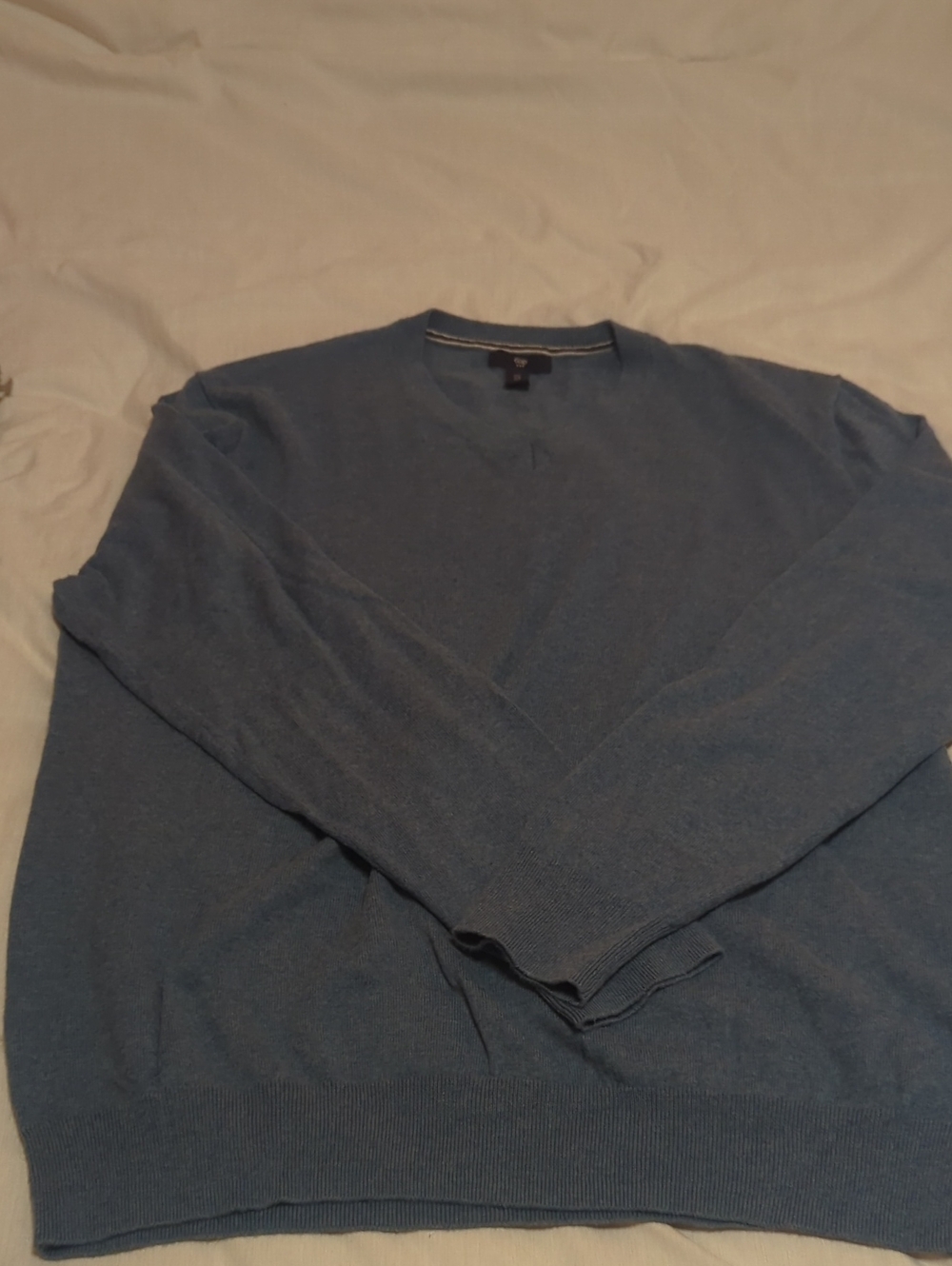 GAP Men's Light Blue Crewneck Sweater